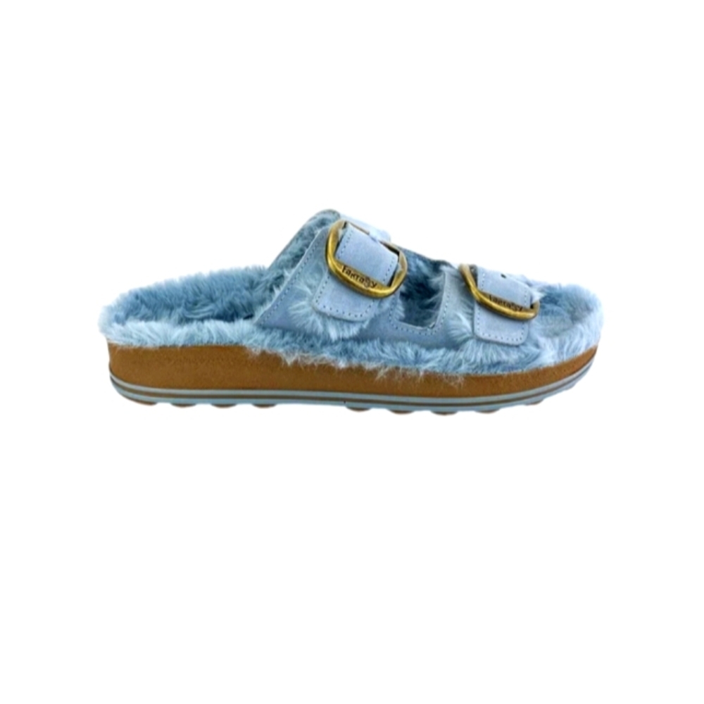 Fantasy Sandals Faux Fur Leather cozy Sandals - Picture 3 of 6